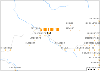 map of Santa Ana