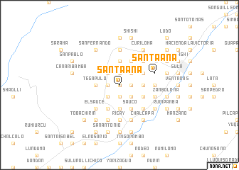 map of Santa Ana