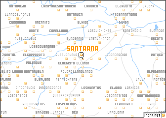 map of Santa Ana