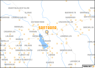 map of Santa Ana