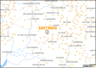 map of Santa Ana