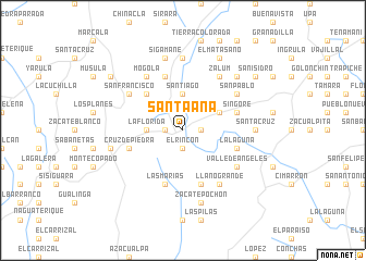 map of Santa Ana