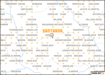 map of Santa Ana