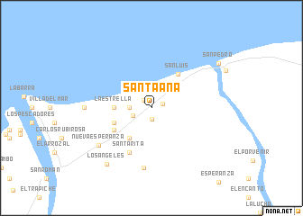 map of Santa Ana