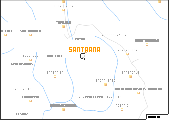 map of Santa Ana