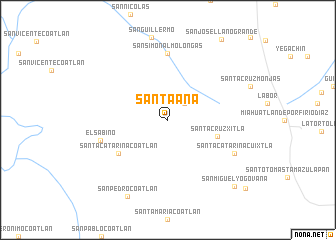 map of Santa Ana