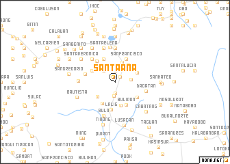 map of Santa Ana