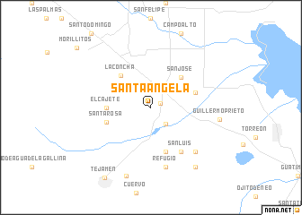 map of Santa Ángela