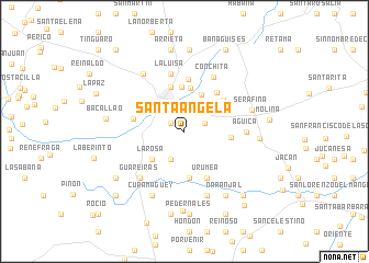 map of Santa Ángela