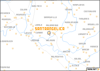 map of Santa Angélica