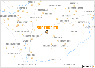 map of Santa Anita