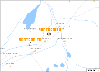 map of Santa Anita