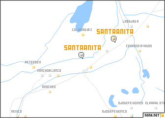 map of Santa Anita