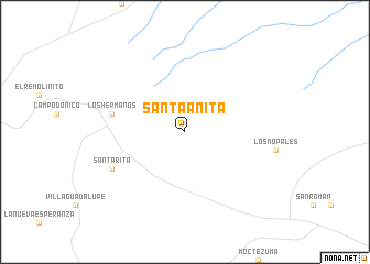 map of Santa Anita