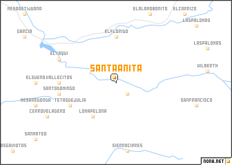 map of Santa Anita