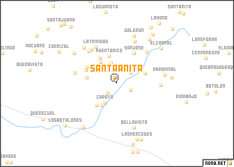 map of Santa Anita