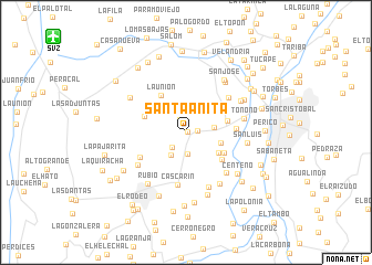 map of Santa Anita