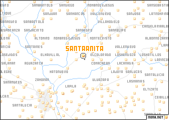 map of Santa Anita