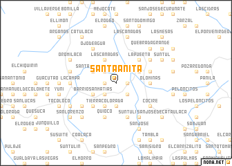 map of Santa Anita