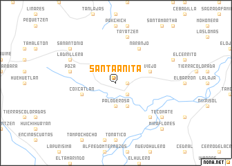 map of Santa Anita