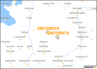 map of Santa Anita