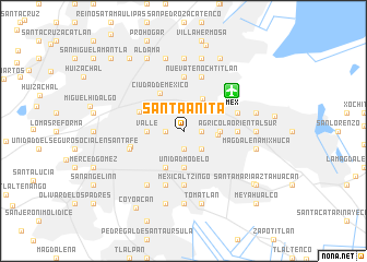 map of Santa Anita