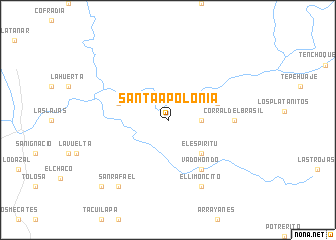 map of Santa Apolonia