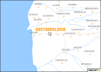 map of Santa Apolonia