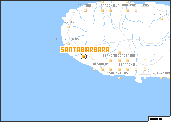 map of Santa Bárbara