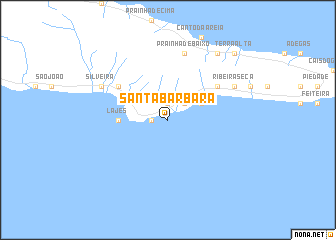 map of Santa Bárbara