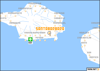 map of Santa Bárbara