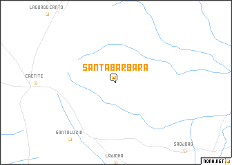 map of Santa Bárbara