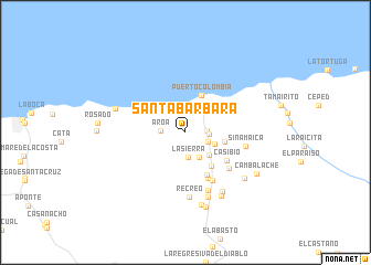 map of Santa Barbara