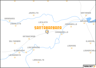 map of Santa Bárbara