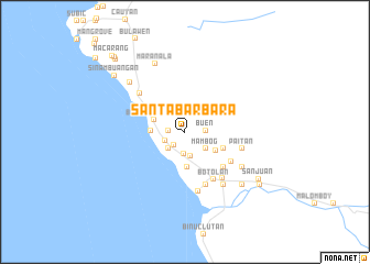 map of Santa Barbara