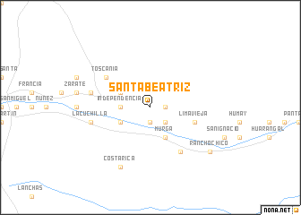 map of Santa Beatriz