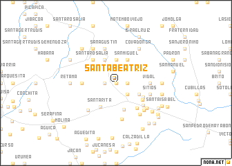 map of Santa Beatriz