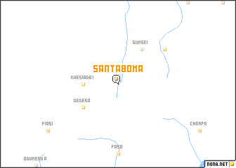 map of Santaboma
