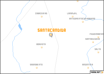 map of Santa Cândida