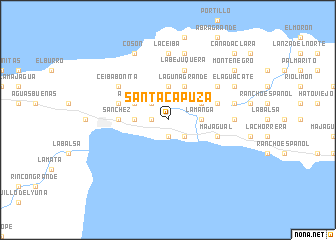 map of Santa Capuza