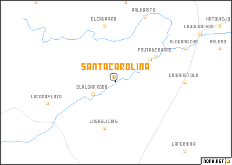 map of Santa Carolina