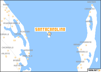 map of Santa Carolina