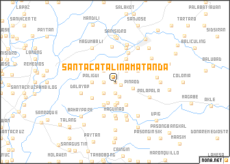 map of Santa Catalina-Matanda