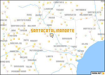 map of Santa Catalina Norte