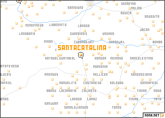 map of Santa Catalina