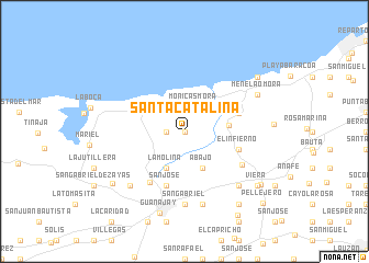 map of Santa Catalina