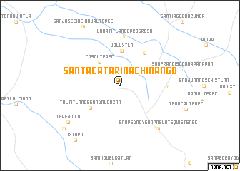 map of Santa Catarina Chinango