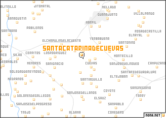 map of Santa Catarina de Cuevas