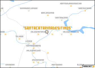 map of Santa Catarina de Sítimos