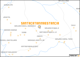 map of Santa Catarina Estancia